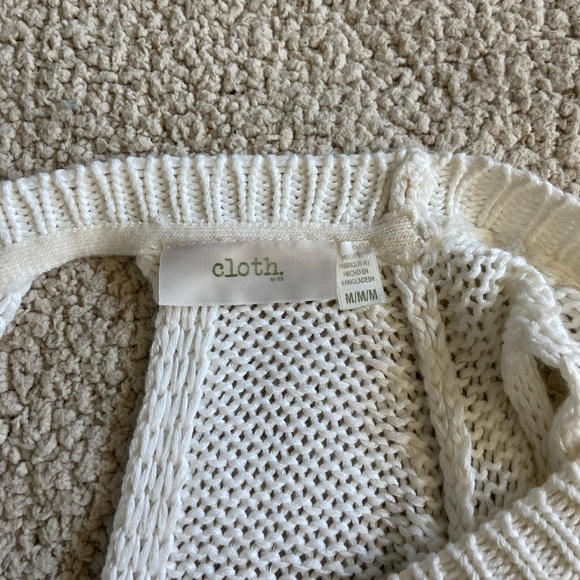 🔸 Cloth 🔸 cold shoulder knit sweater - Picture 3 of 8